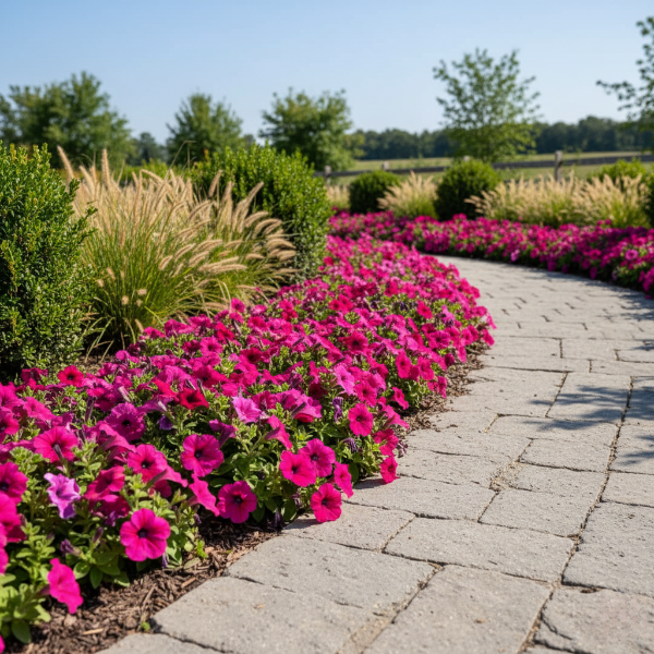 Firefly Petunia in Landscaping