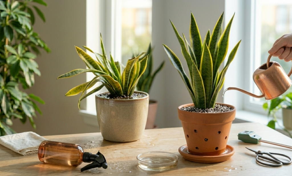 Common Snake Plant Watering