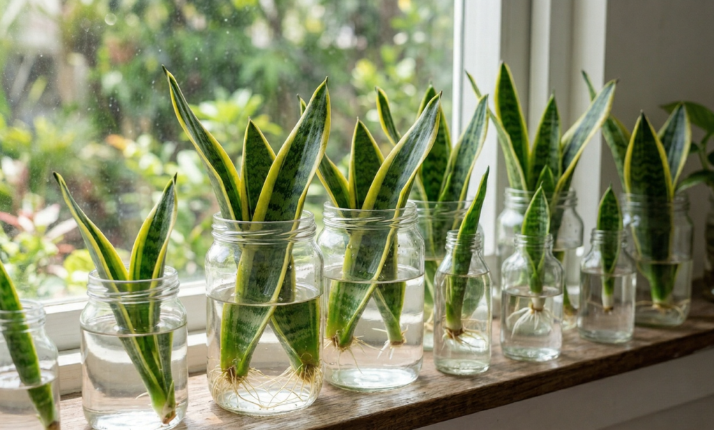 Propagate Snake Plant in Water