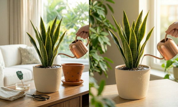 Snake plant care