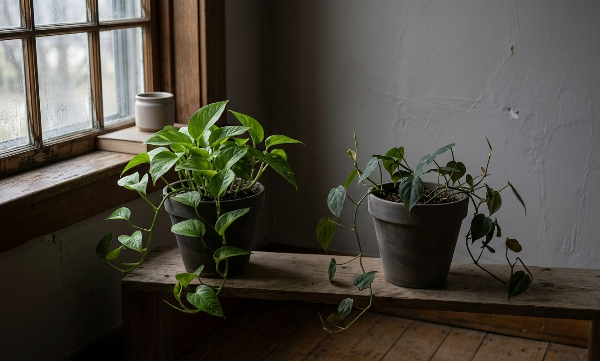 Pothos vs Philodendron Light