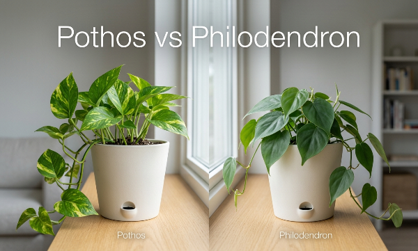 Pothos vs Philodendron